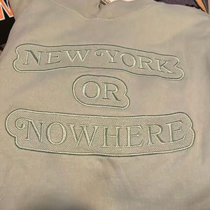 New York or Nowhere Sage Hoodie